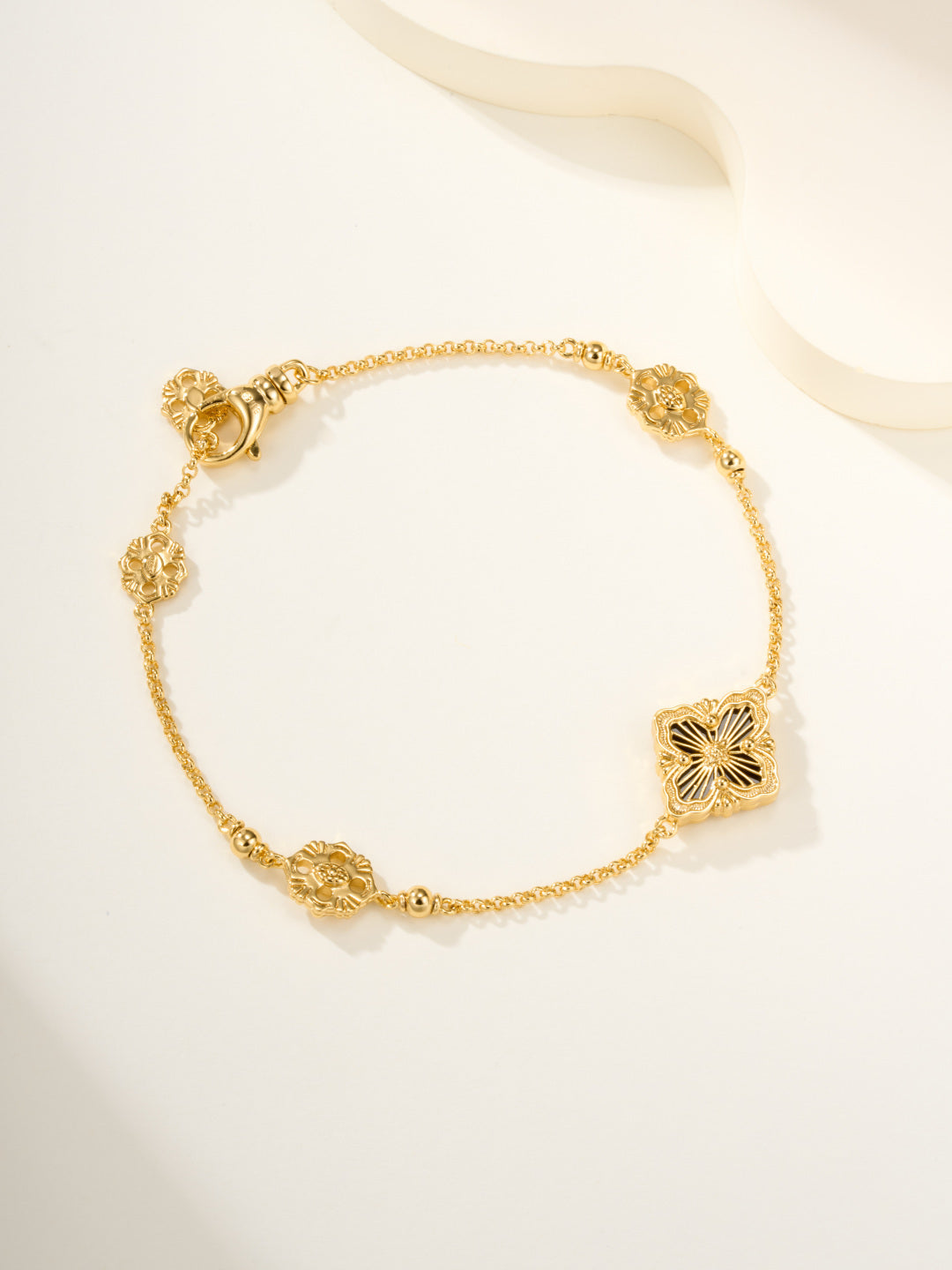 [Luxery]B.C.L ENAMELED One-Flower Bracelet£¨Various Colors)