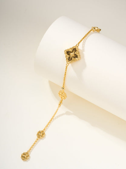 [Luxery]B.C.L ENAMELED One-Flower Bracelet£¨Various Colors)