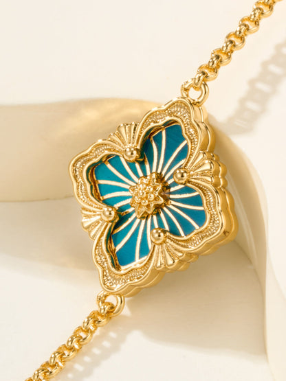 [Luxery]B.C.L ENAMELED One-Flower Bracelet£¨Various Colors)