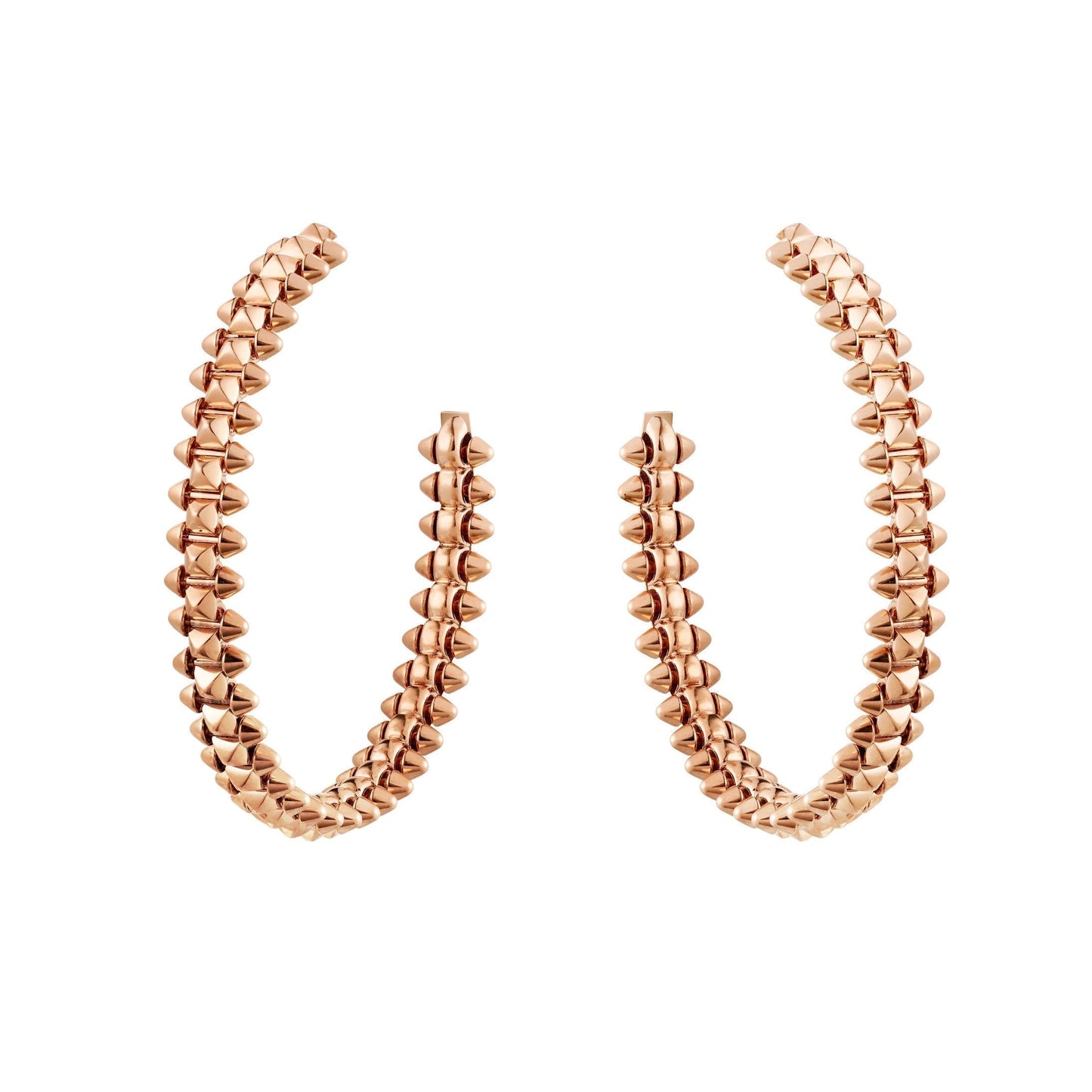 [Luxery]CLASH LARGE HOOP EARRINGS