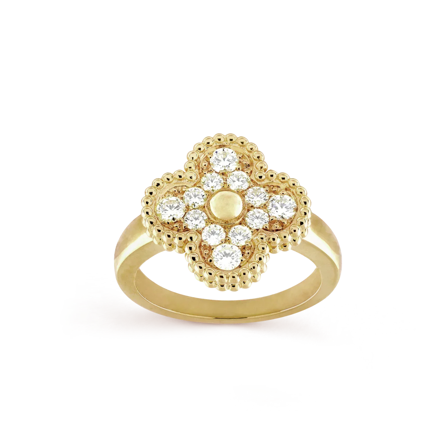 [Luxery]CLOVER DIAMOND RING