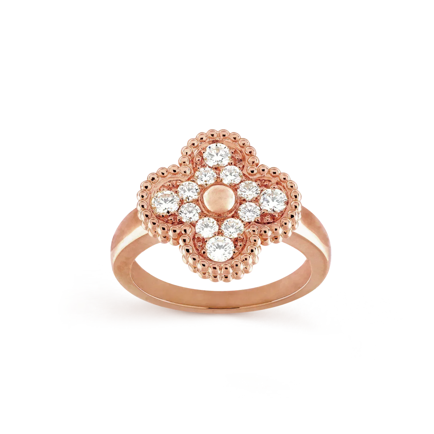 [Luxery]CLOVER DIAMOND RING