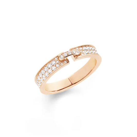 [Luxery]ALLIANCE LIENS VIDENCE PAVED DIAMOND 4MM RING