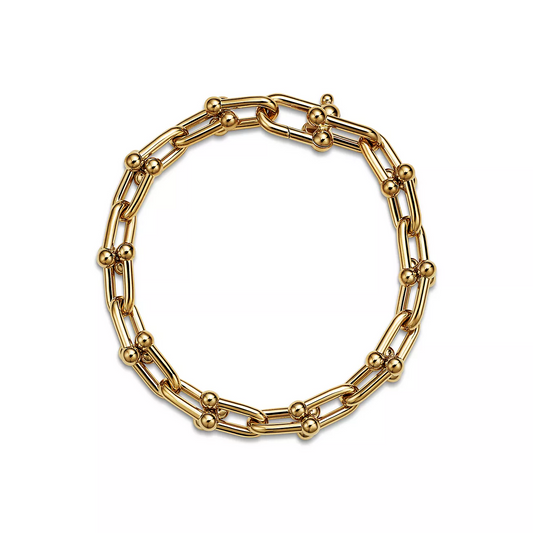 [⭐Luxery Jewels]HARDWEAR MEDIUM LINK 20 MOTIF GOLD BRACELET