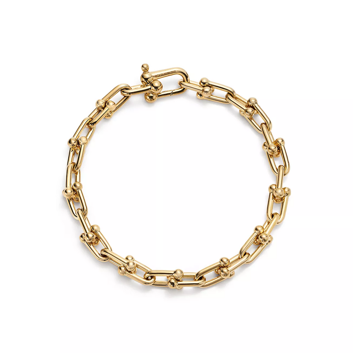 [⭐Luxery Jewels]HARDWEAR ARMBAND MIT 26 KLEINEN GLIEDERN, GOLD