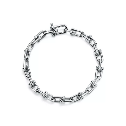 [⭐Luxery Jewels]HARDWEAR SMALL LINK 26 MOTIF SILVER BRACELET