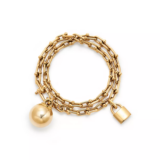 [⭐Luxery Jewels]HARDWEAR SMALL WRAP GOLD BRACELET