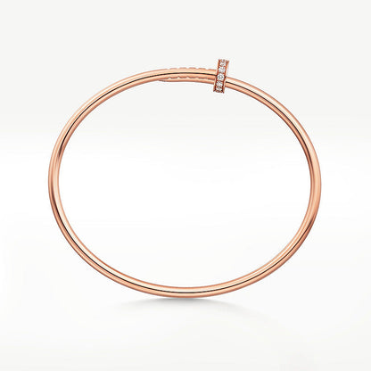 [⭐Luxus]JUSTE ARMBAND 2,5 MM DIAMANTEN