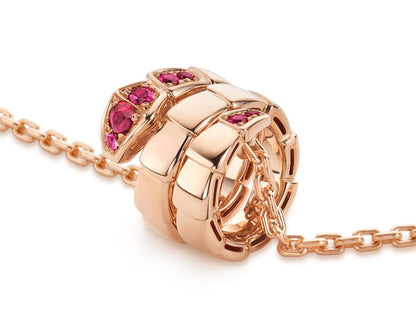[⭐Luxus]SERPENTI ANHÄNGER-HALSKETTE