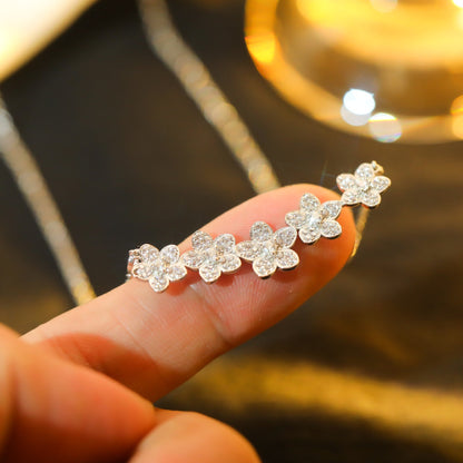 [⭐Luxery Jewels]]Wildblumen-Diamantanhänger