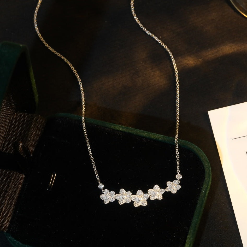 [⭐Luxery Jewels]]Wildblumen-Diamantanhänger