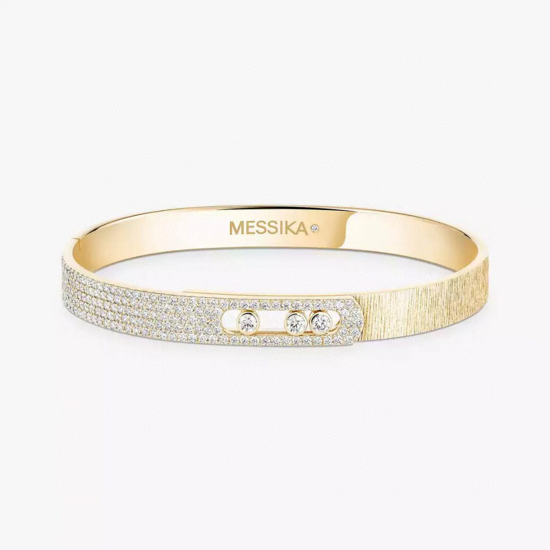 [Luxery]2026 BRAND-NEW FROSTED BRACELET WITH DIAMONDS THREE COLORS