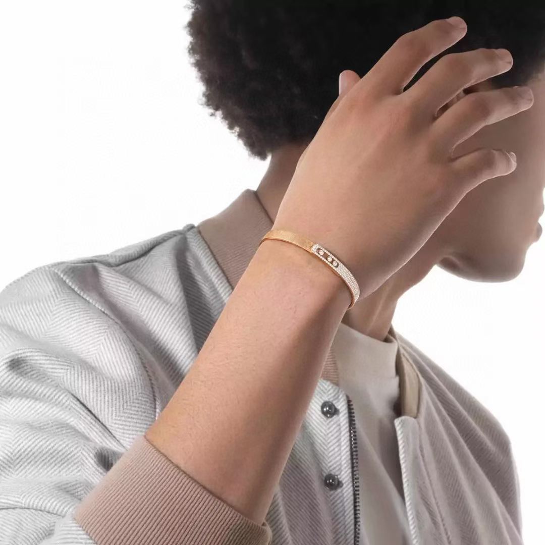 [Luxery]2026 BRAND-NEW FROSTED BRACELET WITH DIAMONDS THREE COLORS