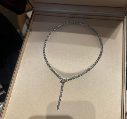[⭐Luxus] NEU! SERPENT DIAMANT-HALSKETTE