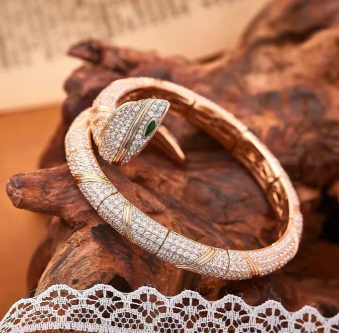 [⭐Luxus]HAUTE COUTURE GOLDENES SERPENTI-ARMBAND
