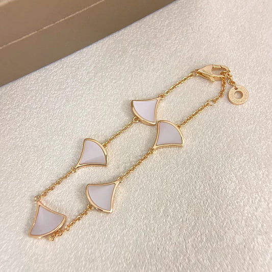 [⭐Luxery]NEW FLORAL SKIRT AND ROSE GOLD BRACELET