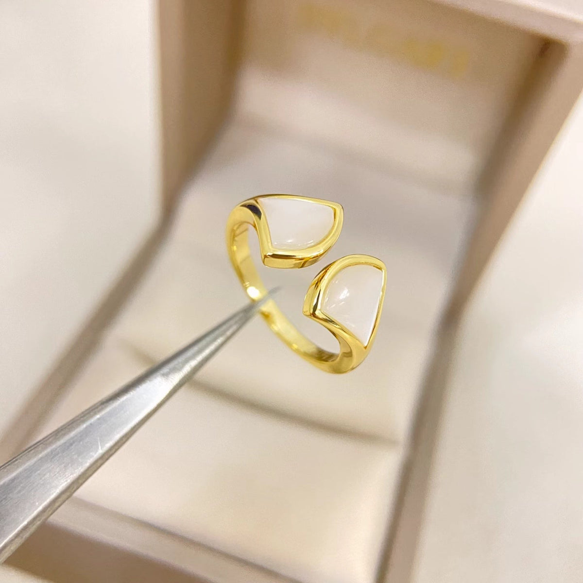 [⭐Luxus] DOPPEL-ROCK-MUSTER OFFENER RING