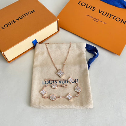 [Luxery]ROSE GOLD DIAMOND NECKLACE