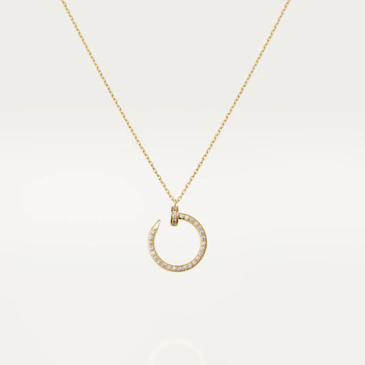 [Luxery]JUSTE NECKLACE GOLD DIAMONDS
