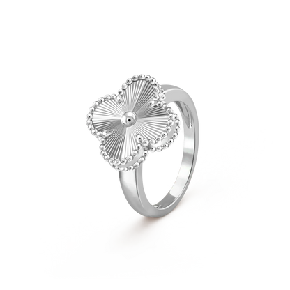 [Luxery]CLOVER SILVER RING
