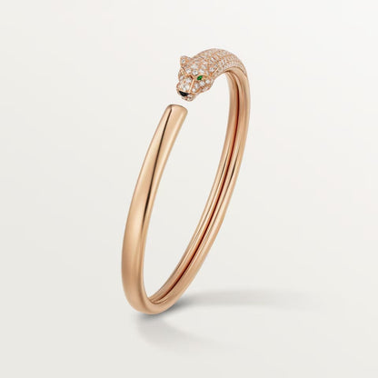 [⭐Luxus]PANTHÈRE HALB-DIAMANT-ARMREIF OFFEN