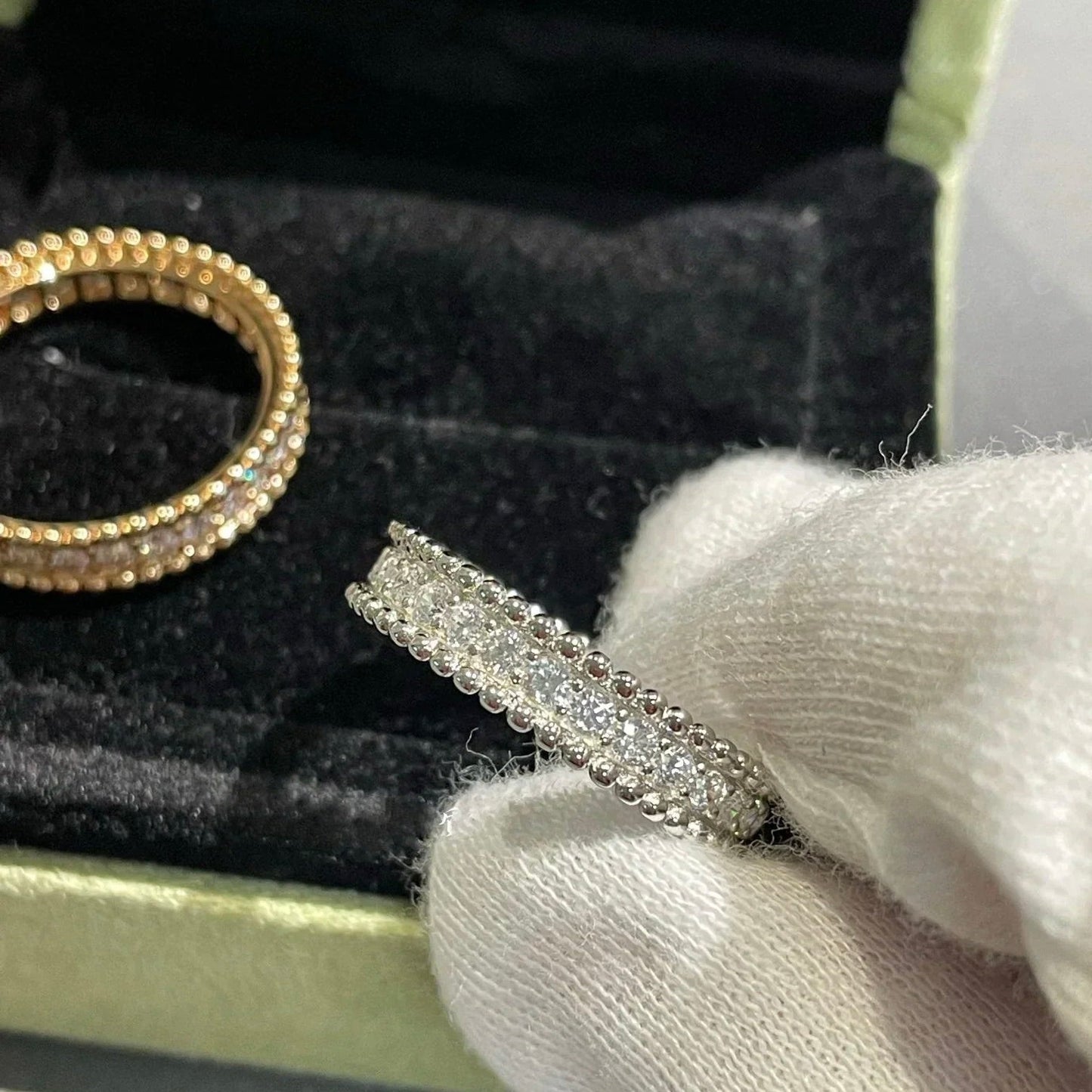 [Luxery]PERLEE DIAMOND ROSE GOLD RING