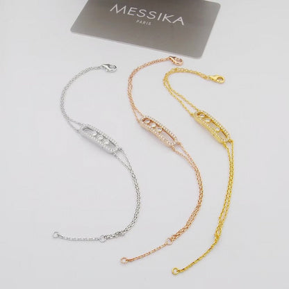 [⭐ラグジュアリー] ムーヴ クラシック パヴェ ブレスレット
