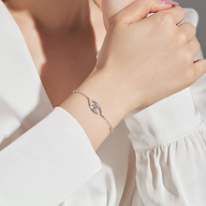 [⭐Luxery]デモ・アイ パヴェセット ダイヤモンドブレスレット