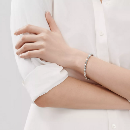 [⭐Luxery Jewels]HARDWEAR SMALL LINK 26 MOTIF SILVER BRACELET