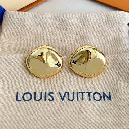 [Luxery]Gold Paris Stud Earrings