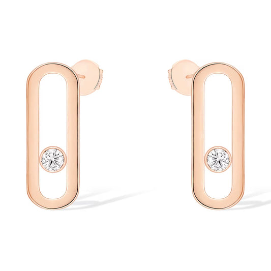[Luxery]MOVE UNO SMALL 1 DIAMOND EARRINGS