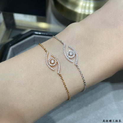 [⭐Luxery]デモ・アイ パヴェセット ダイヤモンドブレスレット