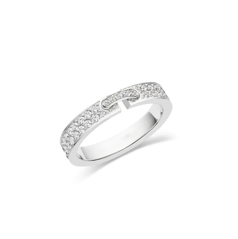 [Luxery]ALLIANCE LIENS VIDENCE PAVED DIAMOND 4MM RING