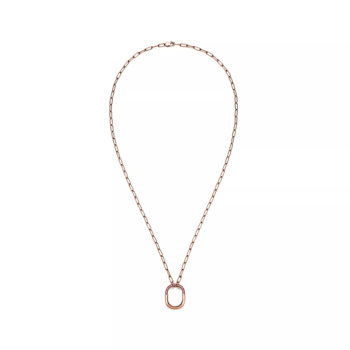 {
  "⭐Luxery Jewels": "【⭐ラグジュアリー・ジュエルズ】ロック スモール ペンダント ピンクダイヤモンド ピンクゴールド ネックレス"
}