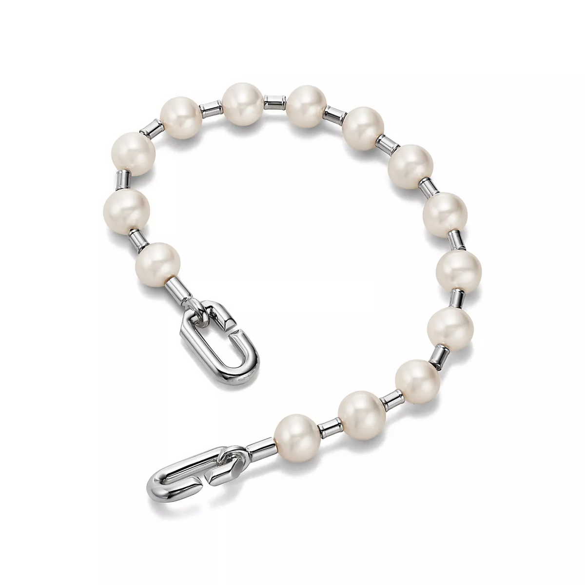 [⭐Luxery Jewels]PERLENARMBAND 7-8MM SILBER