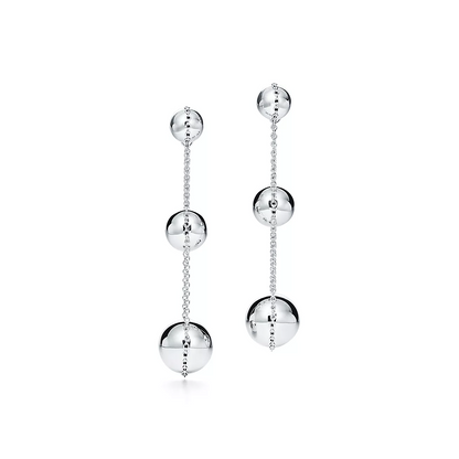 [⭐Luxery Jewels]TRIPLE DROP SILVER EARRINGS