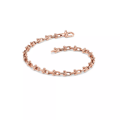 [⭐Luxery Jewels]HARDWEAR MICRO LINK ARMBAND MIT 44 MOTIVEN IN ROSÉGOLD