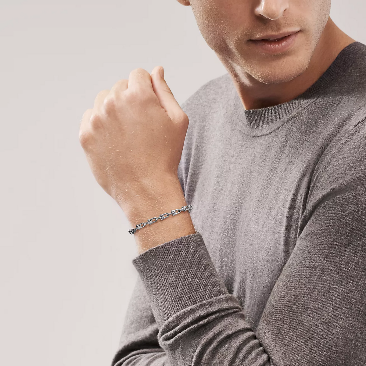 [⭐Luxery Jewels]HARDWEAR SMALL LINK 26 MOTIF SILVER BRACELET