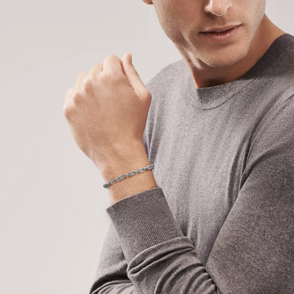 [⭐Luxery Jewels]HARDWEAR SMALL LINK 26 MOTIF SILVER BRACELET