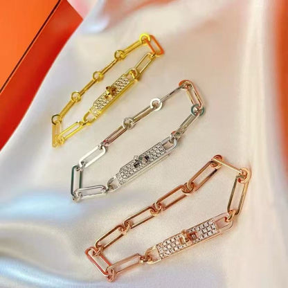 [⭐Luxery]KETTENARMBAND KLEINES MODELL DIAMANT