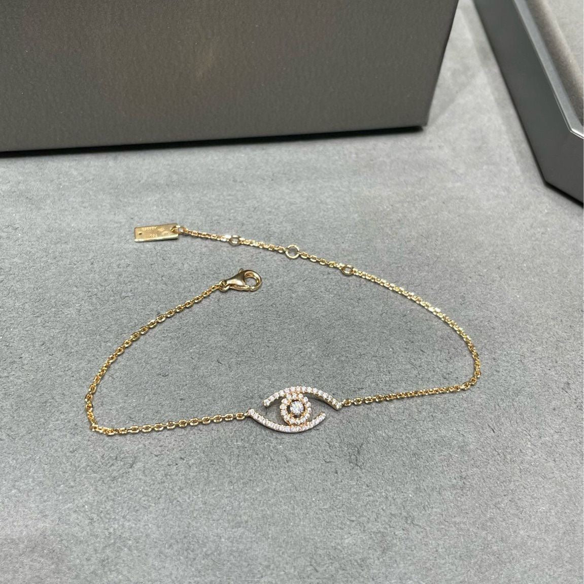 [⭐Luxery]デモ・アイ パヴェセット ダイヤモンドブレスレット
