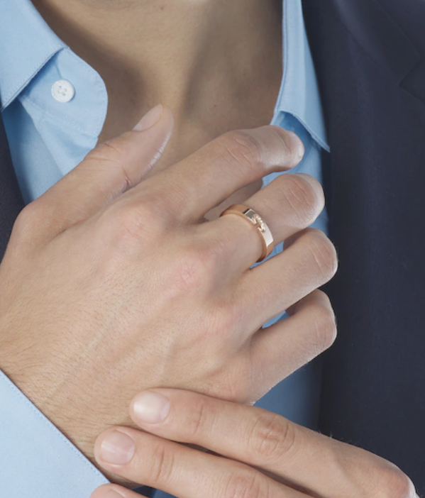 [Luxery]ALLIANCE LIENS VIDENCE DIAMOND 4MM RING