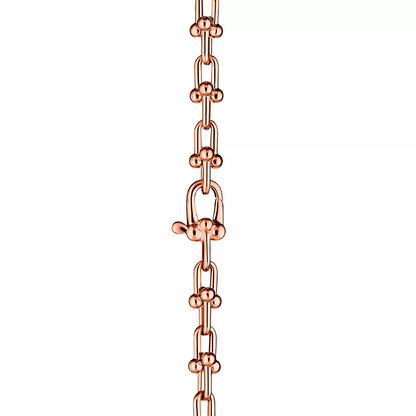 [⭐Luxery Jewels]HARDWEAR MICRO LINK ARMBAND MIT 44 MOTIVEN IN ROSÉGOLD