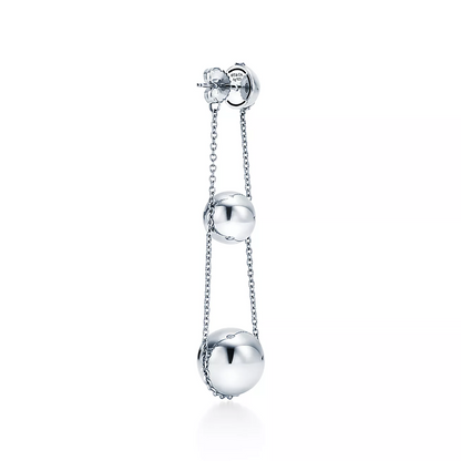 [⭐Luxery Jewels]TRIPLE DROP SILVER EARRINGS