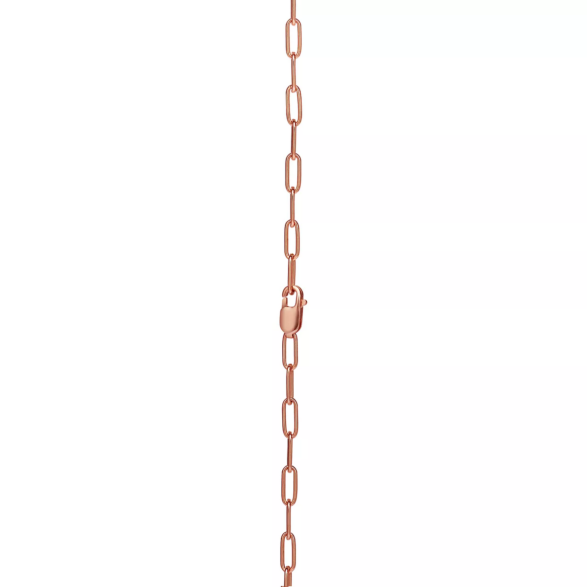 [⭐Luxery Jewels]LOCK MEDIUM PENDANT PINK DIAMOND PINK GOLD NECKLACE