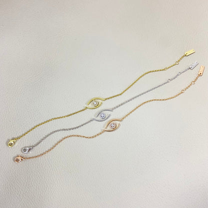 [⭐Luxery]デモ・アイ パヴェセット ダイヤモンドブレスレット