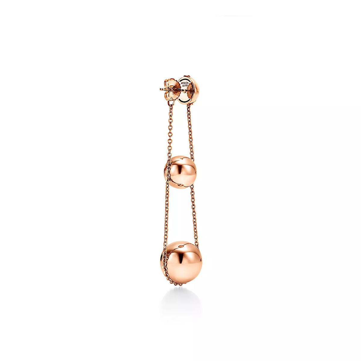 [⭐Luxery Jewels]TRIPLE DROP PINK GOLD EARRINGS