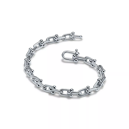 [⭐Luxery Jewels]HARDWEAR SMALL LINK 26 MOTIF SILVER BRACELET
