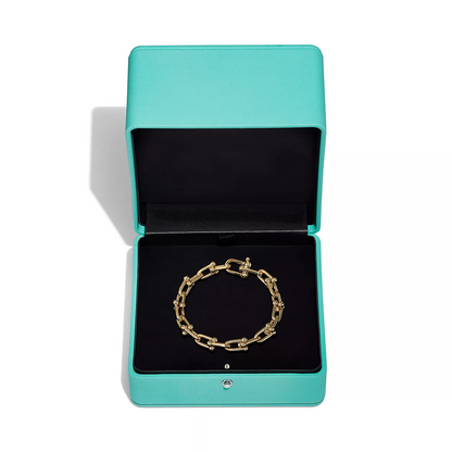 [⭐Luxery Jewels]ハードウェア ミディアムリンク 20モチーフ ゴールドブレスレット