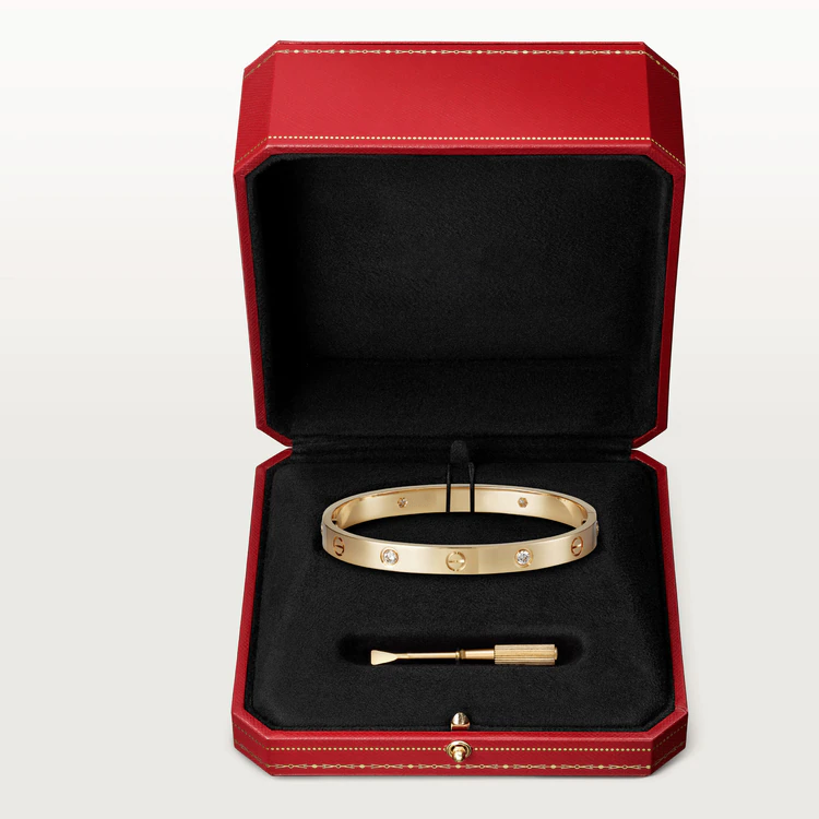 [Luxery]LOVE BRACELET 6.1MM 4 DIAMONDS